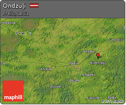 Satellite 3D Map of Ondzuļi