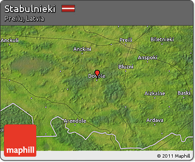 Satellite 3D Map of Stabulnieki