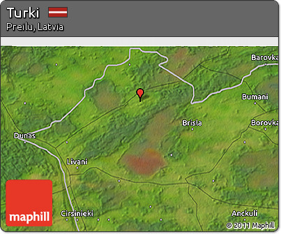 Satellite 3D Map of Turki