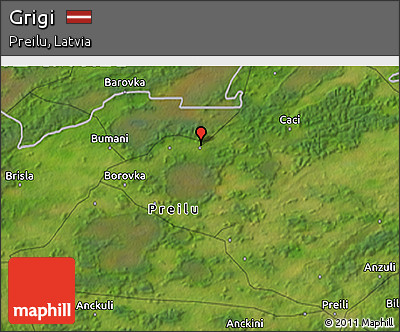 Satellite 3D Map of Grigi