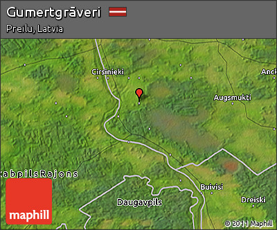 Satellite 3D Map of Gumertgrāveri