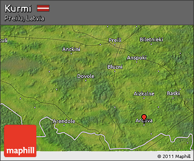 Satellite 3D Map of Kurmi