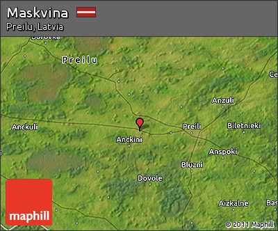 Satellite 3D Map of Maskvina