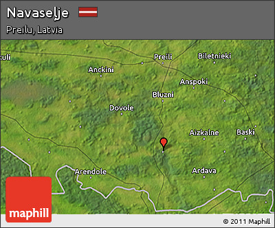 Satellite 3D Map of Navaseļje