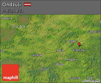 Satellite 3D Map of Ondzuļi
