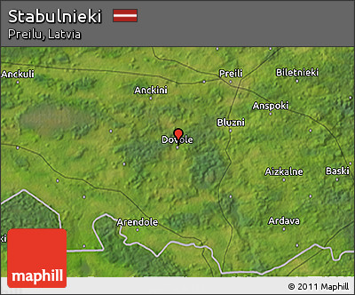 Satellite 3D Map of Stabulnieki