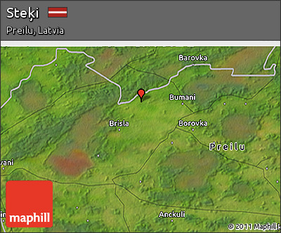 Satellite 3D Map of Steķi