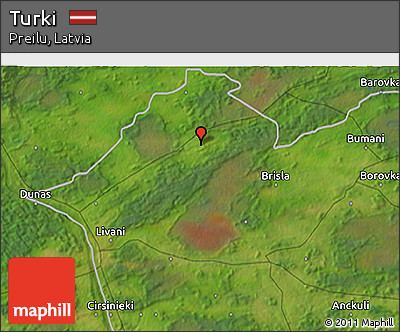 Satellite 3D Map of Turki