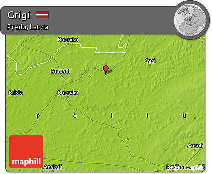 Physical Map of Grigi