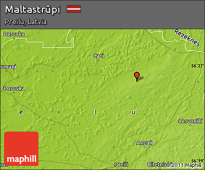Physical Map of Maltastrūpi