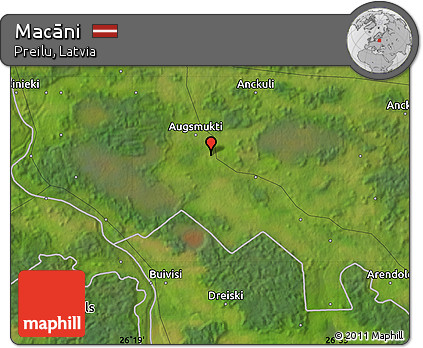 Satellite Map of Macāni
