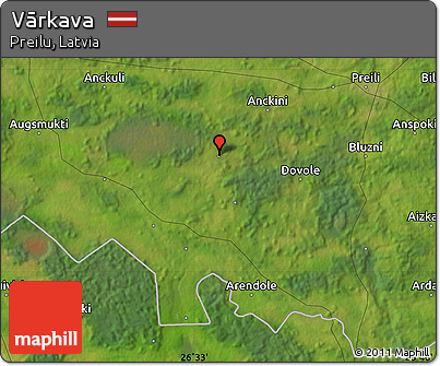 Satellite Map of Vārkava