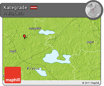 Physical 3D Map of Kategrade