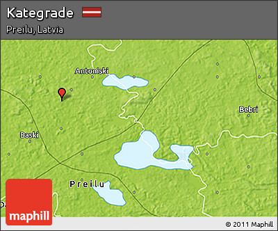 Physical 3D Map of Kategrade