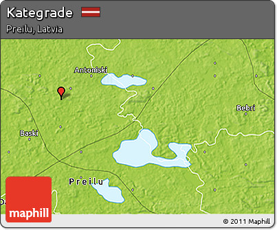 Physical 3D Map of Kategrade