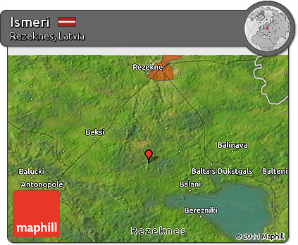Satellite 3D Map of Ismeri