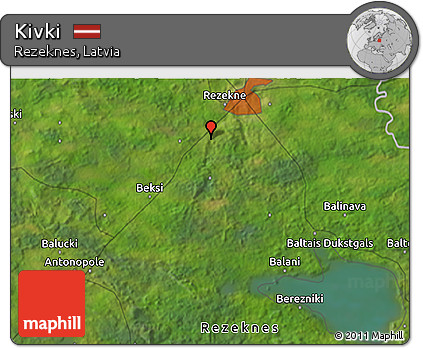 Satellite 3D Map of Kivki