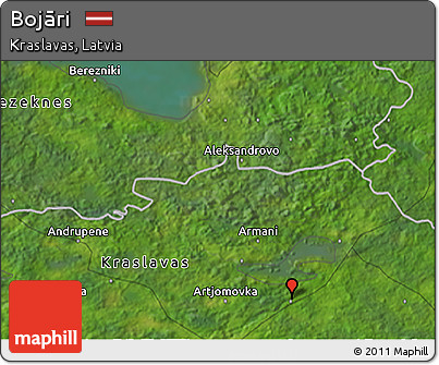 Satellite 3D Map of Bojāri