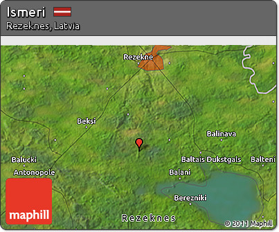 Satellite 3D Map of Ismeri