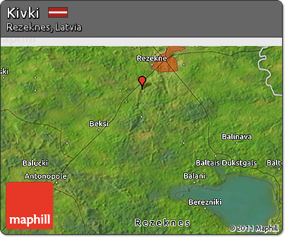 Satellite 3D Map of Kivki