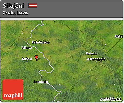 Satellite 3D Map of Silajāni
