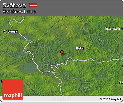 Satellite 3D Map of Svātova
