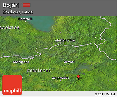 Satellite 3D Map of Bojāri