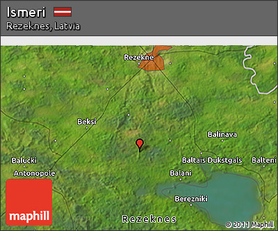 Satellite 3D Map of Ismeri