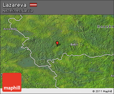 Satellite 3D Map of Lazareva