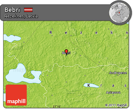 Physical Map of Bebri