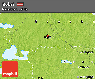 Physical Map of Bebri