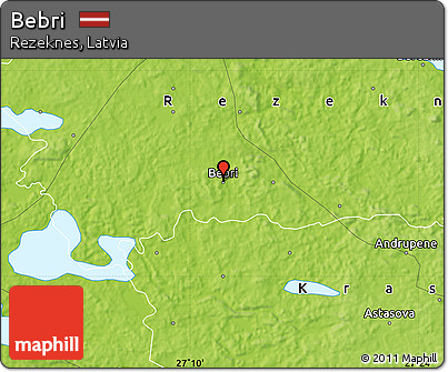 Physical Map of Bebri