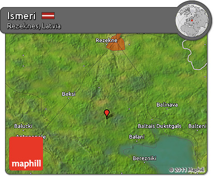 Satellite Map of Ismeri