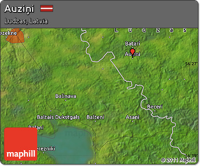 Satellite Map of Auziņi