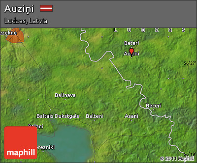 Satellite Map of Auziņi