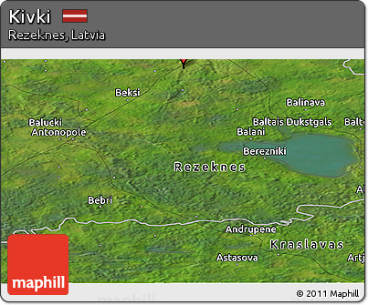 Satellite Panoramic Map of Kivki