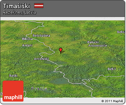 Satellite Panoramic Map of Timašiški