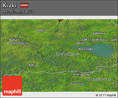 Satellite Panoramic Map of Kivki