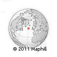 Outline Map of the Area around 56° 18' 50" N, 27° 7' 30" W, rectangular outline