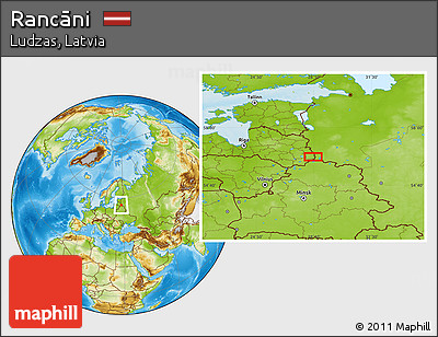 Physical Location Map of Rancāni