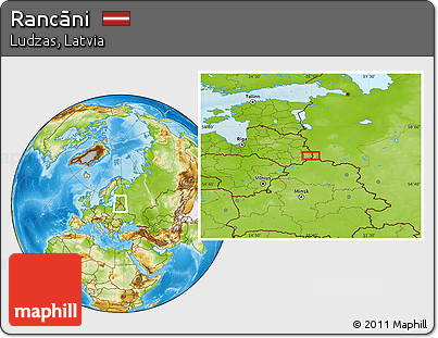 Physical Location Map of Rancāni