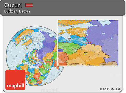 Political Location Map of Cucuri