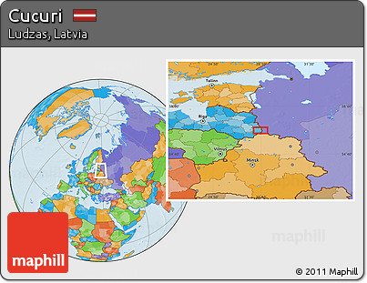 Political Location Map of Cucuri