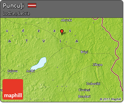 Physical Map of Puncuļi