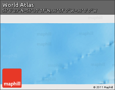 Physical 3D Map of the Area around 56° 18' 50" N, 36° 28' 30" W