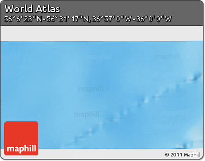 Physical 3D Map of the Area around 56° 18' 50" N, 36° 28' 30" W