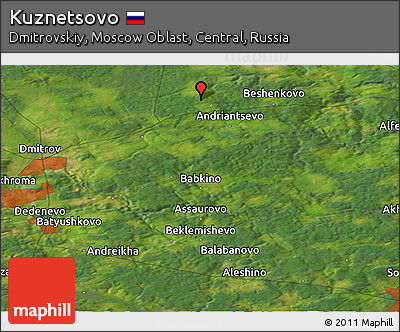 Satellite Panoramic Map of Kuznetsovo