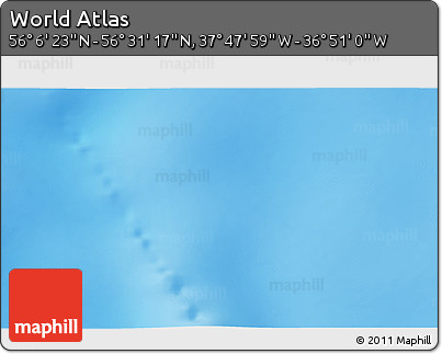 Physical 3D Map of the Area around 56° 18' 50" N, 37° 19' 30" W