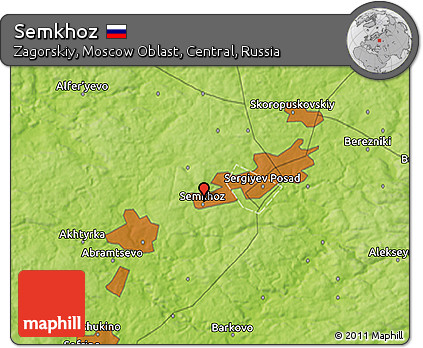 Physical 3D Map of Semkhoz