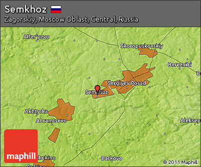 Physical 3D Map of Semkhoz